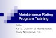 Maintenance Rating Program Training