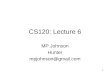 CS120: Lecture 6