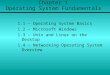 Chapter 1  Operating System Fundamentals