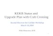 KEKB Status and  Upgrade Plan with Crab Crossing