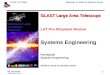 GLAST Large Area Telescope LAT Pre-Shipment Review Systems Engineering Pat Hascall
