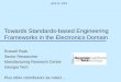 Towards Standards-based Engineering Frameworks in the Electronics Domain