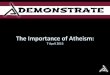 The Importance of Atheism:  7 April 2013