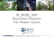 BI_BOBJ_300 Business Objects For Power Users