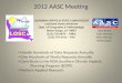 2012 AASC Meeting