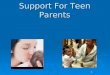 Charlestown High School: Support For Teen Parents