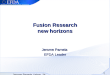 Fusion Research new horizons