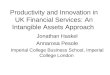 Productivity and Innovation in UK Financial Services: An Intangible Assets Approach
