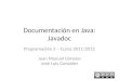 Documentación en Java: Javadoc