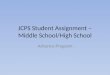 JCPS Student  Assignment – Middle School/High School