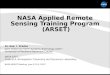 NASA Applied Remote Sensing Training Program  (ARSET)