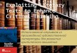 Exploiting Literary Texts to Enhance Critical Thinking