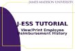 J - ESS TUTORIAL View/Print Employee Reimbursement History