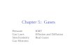 Chapter 5:  Gases