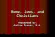 Rome, Jews, and Christians