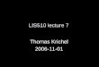 LIS510 lecture 7