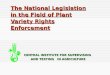 Plant Variety Rights Legislation in the Czech Republic