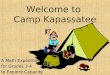 Welcome to  Camp Kapassatee