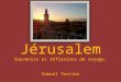 Jérusalem Souvenirs et réflexions de voyage. Samuel Terrier