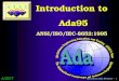 Introduction to  Ada95 ANSI/ISO/IEC-8652:1995