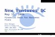 New Ventures BC May 11, 2006