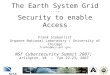 The Earth System Grid -----  Security to enable Access