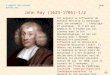 John Ray (1623-1705)-1/2
