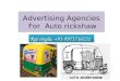 Auto rickshaw advertising