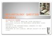 IMPLANTOLOGY QUESTIONS & ANSWERS