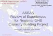 ASEAN Review of Experiences for Regional GHS Capacity Building Project