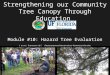 Strengthening our Community Tree Canopy Through Education  Module #10: Hazard Tree Evaluation