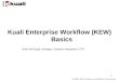 Kuali Enterprise Workflow (KEW) Basics Brian McGough, Manager, Systems Integration, UITS