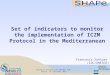 Set of indicators to monitor the implementation of ICZM Protocol in the Mediterranean