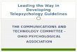 Leading the Way in Developing Telepsychology Guidelines
