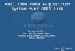 Real Time Data Acquisition System over GPRS Link