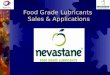 Food Grade Lubricants  Sales & Applications