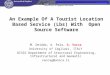 An Example Of A Tourist Location Based Service (Lbs) With  Open Source Software