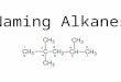 Naming Alkanes