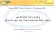 IP EDGE DEVICES A solution for the Internet Migration
