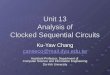 Unit 13 Analysis of Clocked Sequential Circuits