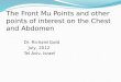 The Front Mu Points and other points of interest on the Chest and Abdomen