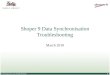 Shoper 9 Data Synchronisation Troubleshooting