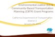 Environmental Justice (EJ) & Community-Based Transportation Planning (CBTP) Grant Programs