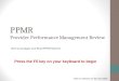 PPMR  Provider Performance Management Review