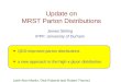 Update on MRST Parton Distributions