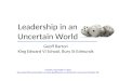 Leadership in an Uncertain World