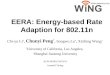 EERA: Energy-based Rate Adaption for 802.11n