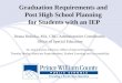 Graduation Requirements and  Post High School Planning  for Students with an IEP