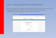 Log In (Quad Payment site/portal)
