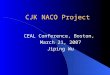 CJK NACO Project